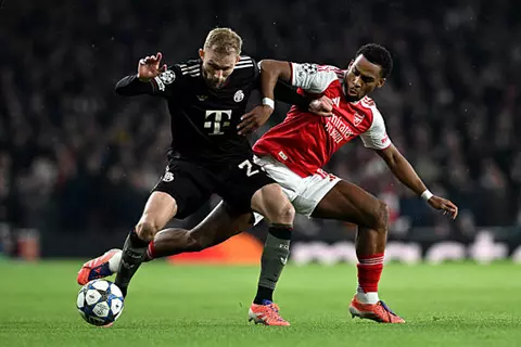 دقيقة بدقيقة.. أرسنال 0-0 بايرن ميونيخ.. هدف ضائع